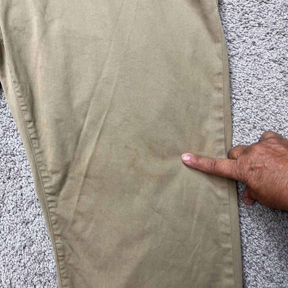 Mavi Zach Pants Mens 40x30‎ Tan Khaki Straight Leg 5 Pocket Stretch Chinos Twill